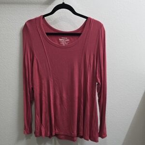 Torrid Women's Pink Long Sleeve Tunic